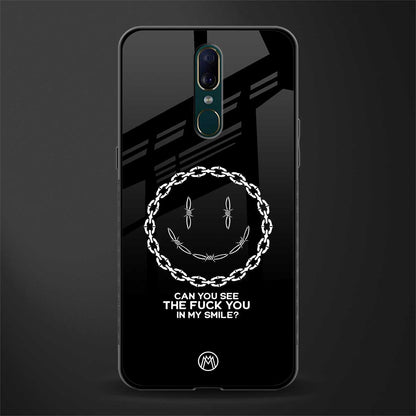 buzz off glass case for oppo f11 image