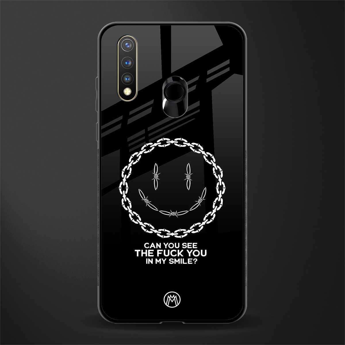 buzz off glass case for vivo y19 image