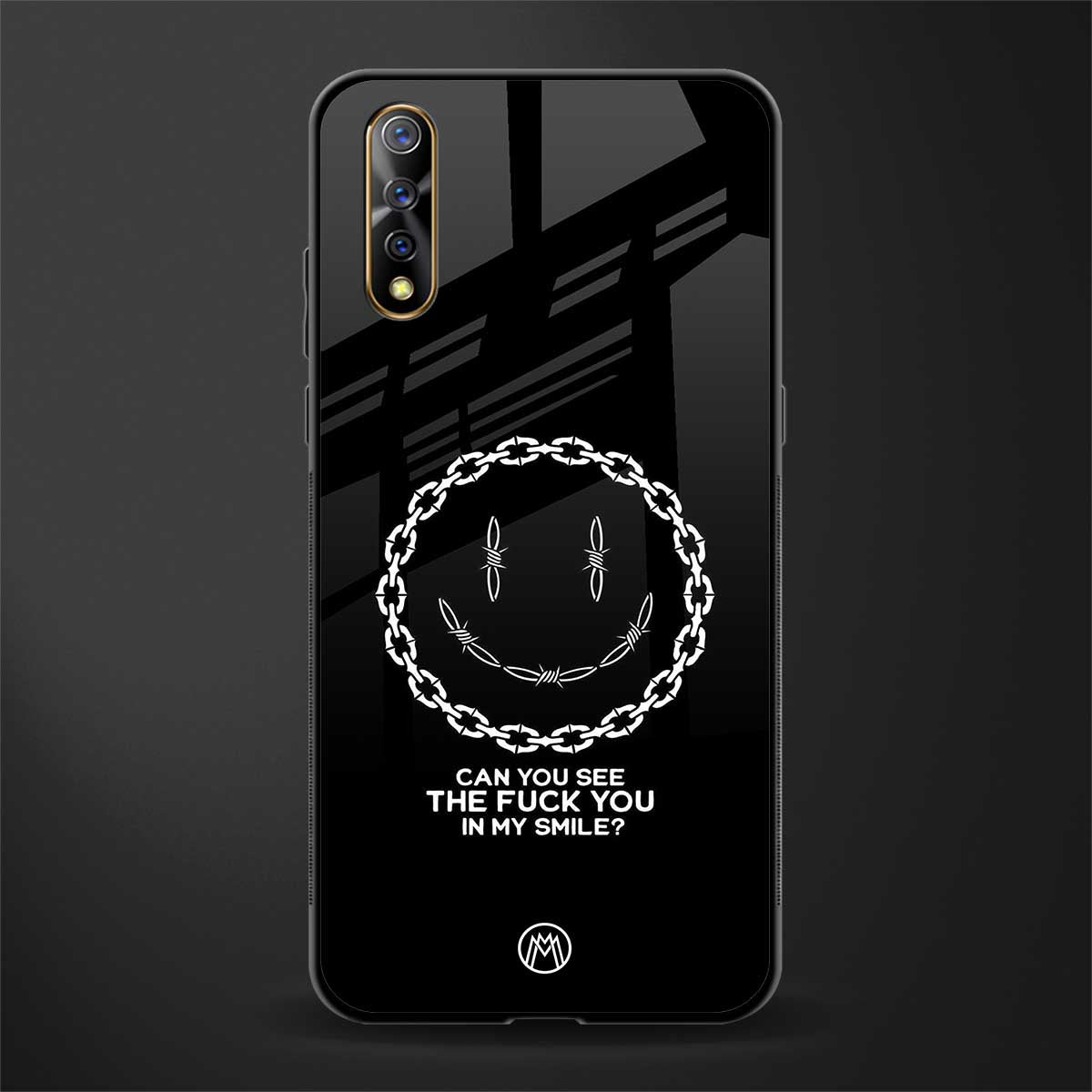 buzz off glass case for vivo s1 image
