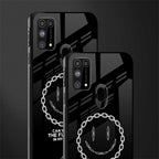 buzz off glass case for samsung galaxy f41 image-2