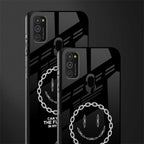 buzz off glass case for samsung galaxy m30s image-2