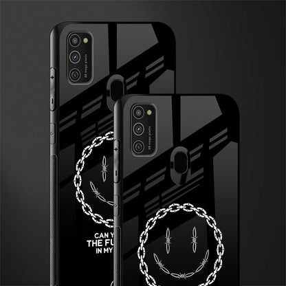 buzz off glass case for samsung galaxy m21 image-2