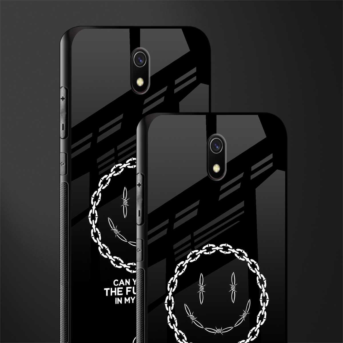buzz off glass case for redmi 8a image-2