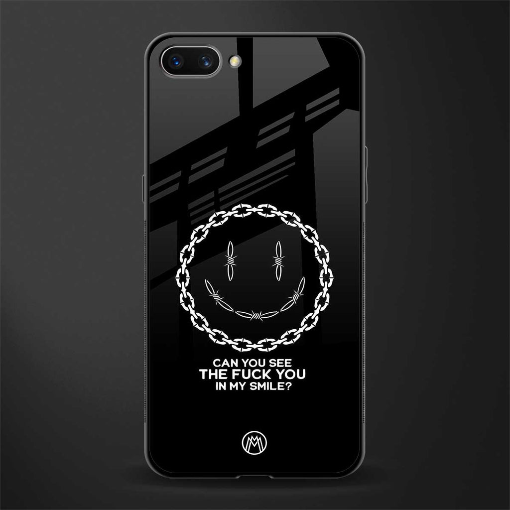 buzz off glass case for realme c1 image