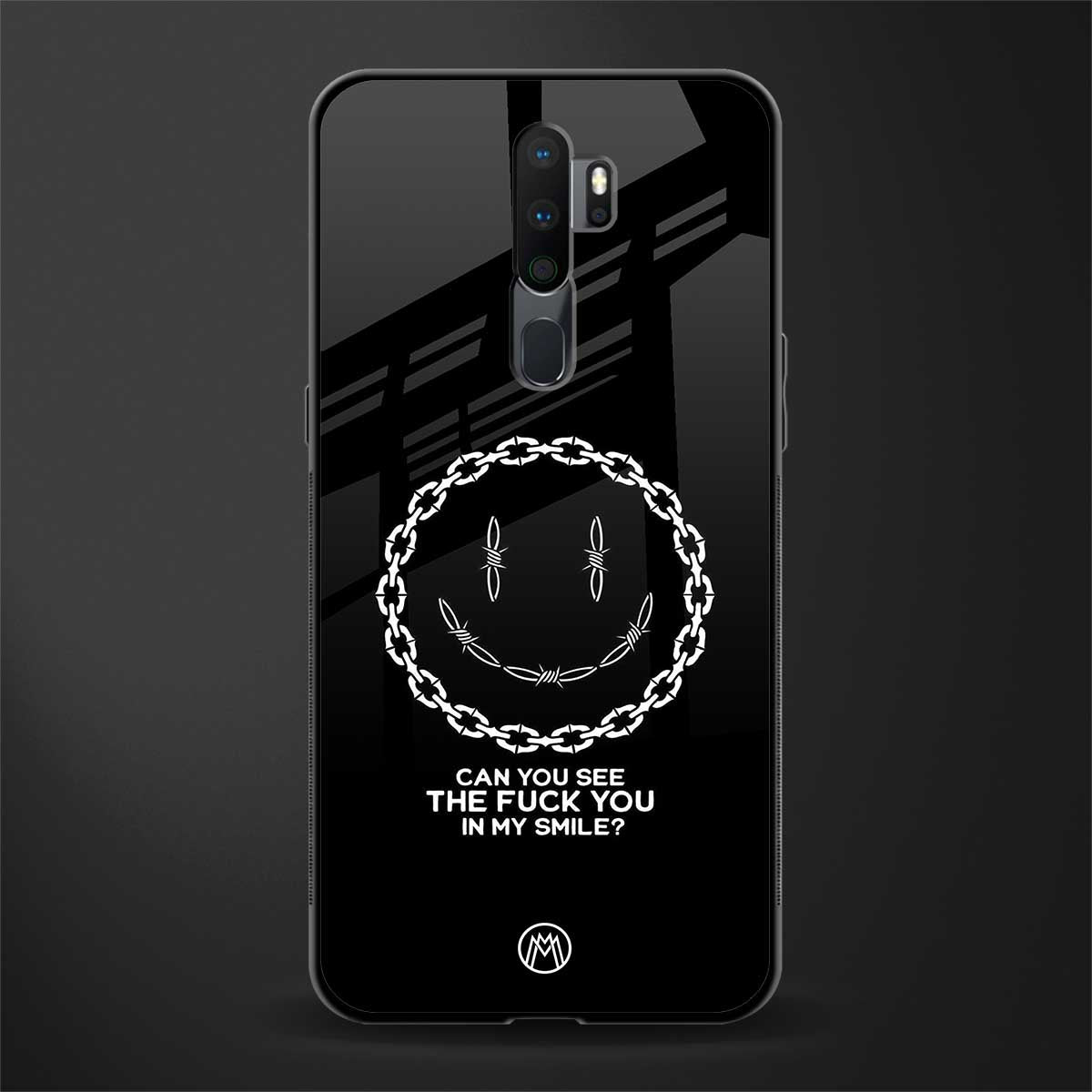 buzz off glass case for oppo a9 2020 image