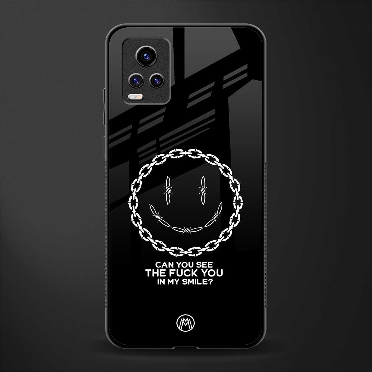 buzz off back phone cover | glass case for vivo y73