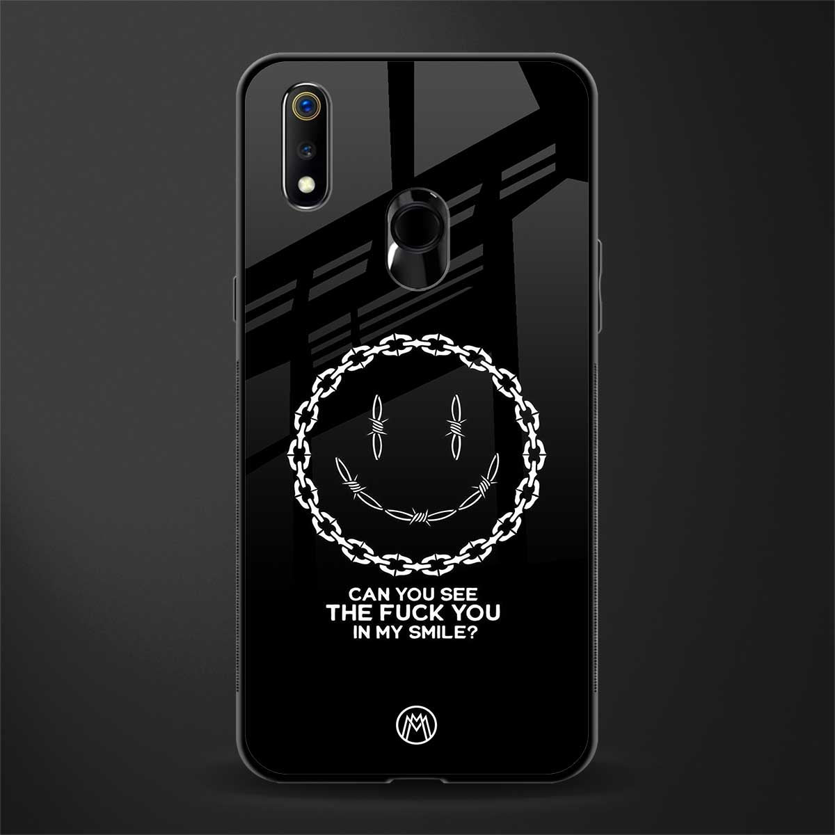 buzz off glass case for realme 3 pro image