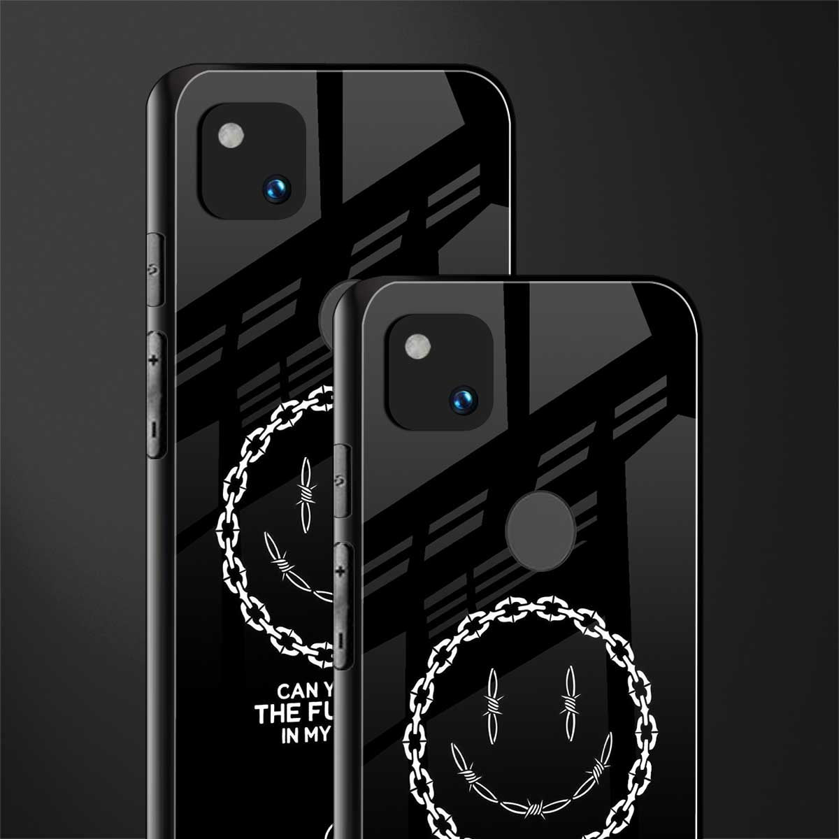 buzz off back phone cover | glass case for google pixel 4a 4g