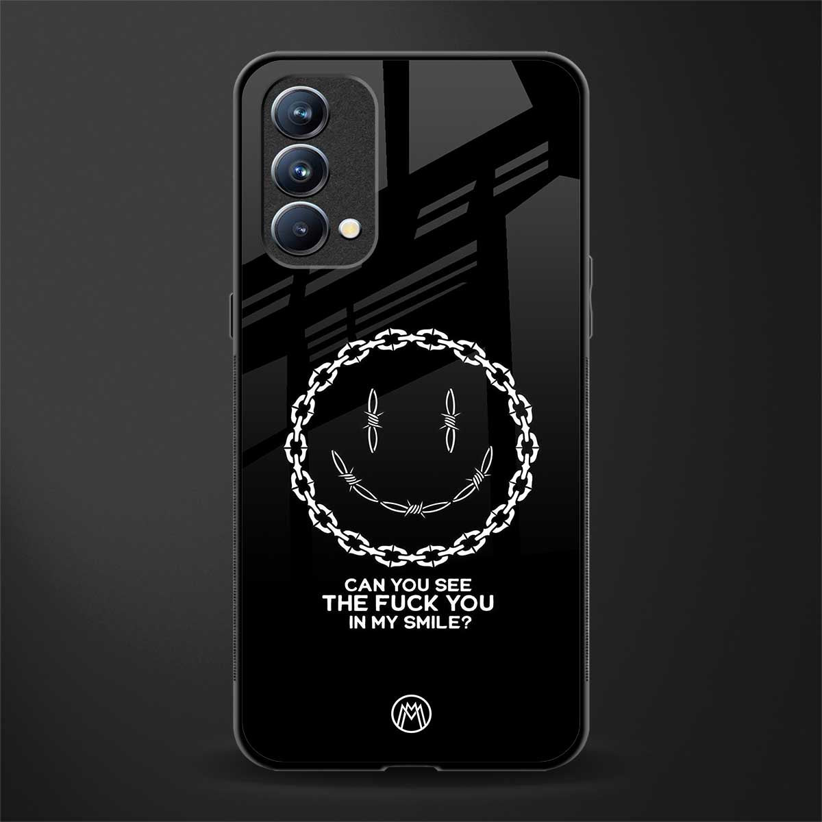 buzz off glass case for oppo f19s image