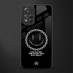 buzz off glass case for xiaomi 11i 5g image