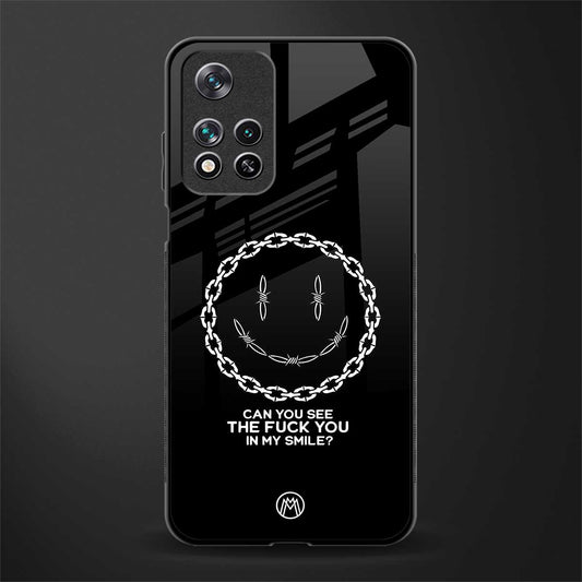 buzz off glass case for xiaomi 11i 5g image