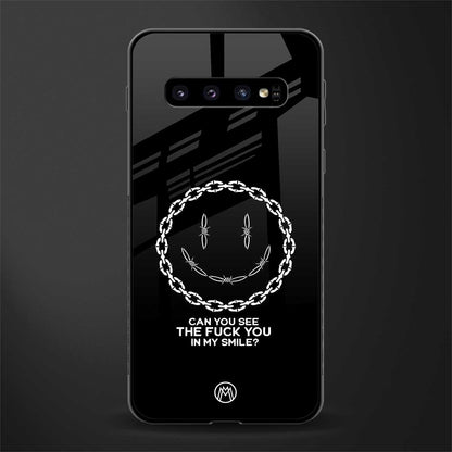 buzz off glass case for samsung galaxy s10 plus image