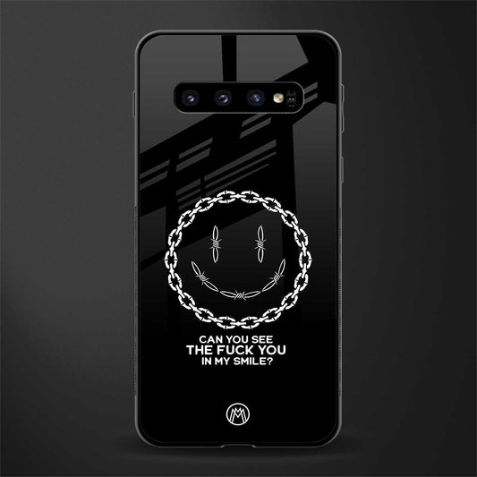 buzz off glass case for samsung galaxy s10 plus image