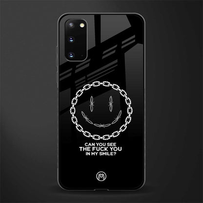 buzz off glass case for samsung galaxy s20 image