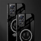 buzz off glass case for redmi note 11 pro image-2