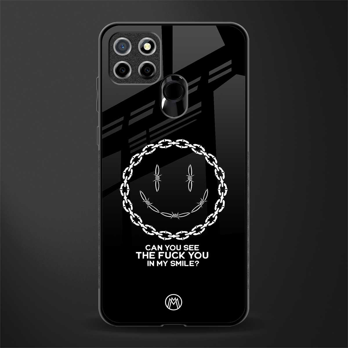 buzz off glass case for realme narzo 20 image