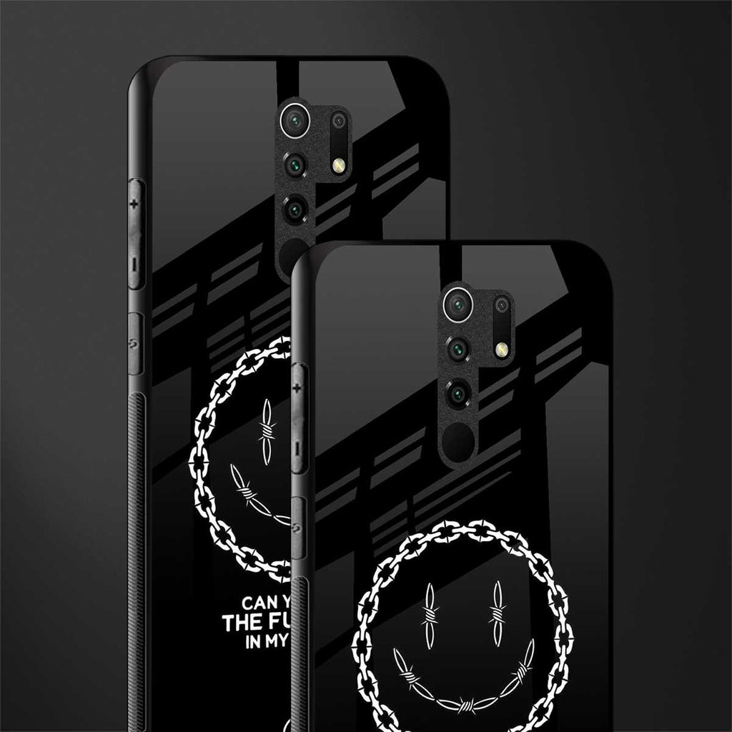 buzz off glass case for redmi 9 prime image-2