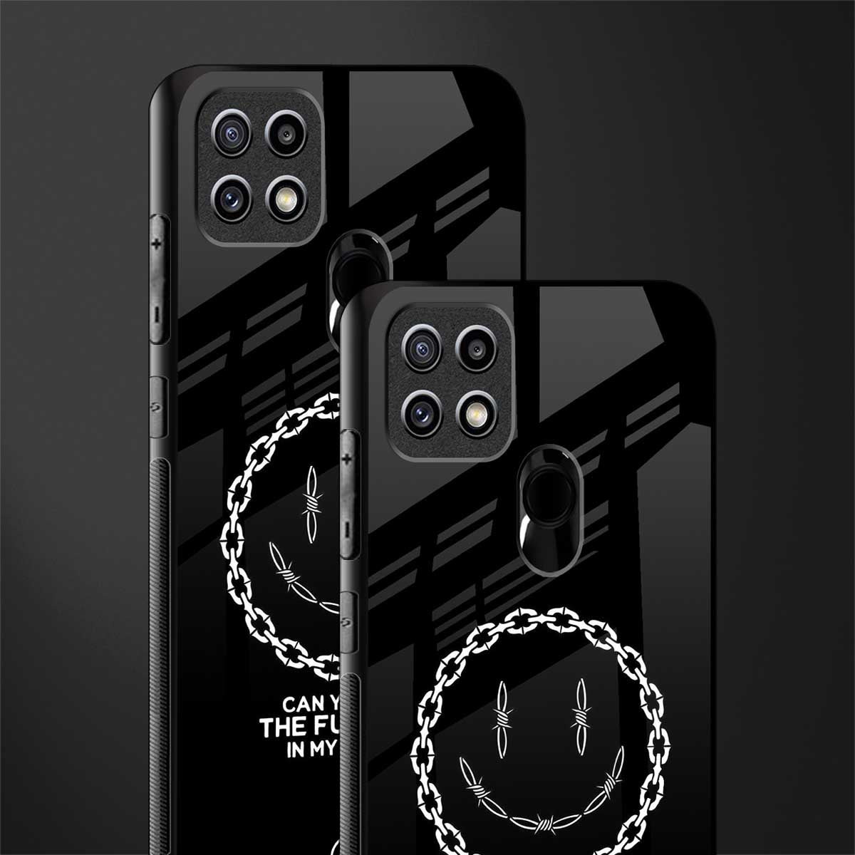 buzz off glass case for oppo a15 image-2
