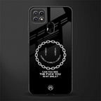 buzz off glass case for oppo a15 image
