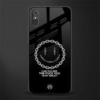 buzz off glass case for redmi 9a image