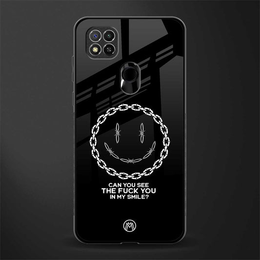 buzz off glass case for redmi 9 image