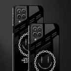 buzz off glass case for samsung galaxy m12 image-2