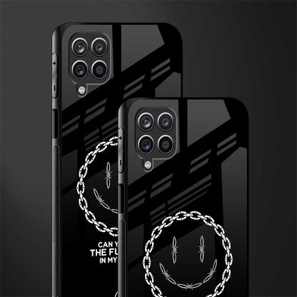 buzz off glass case for samsung galaxy m12 image-2