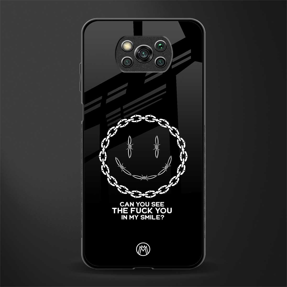 buzz off glass case for poco x3 pro image