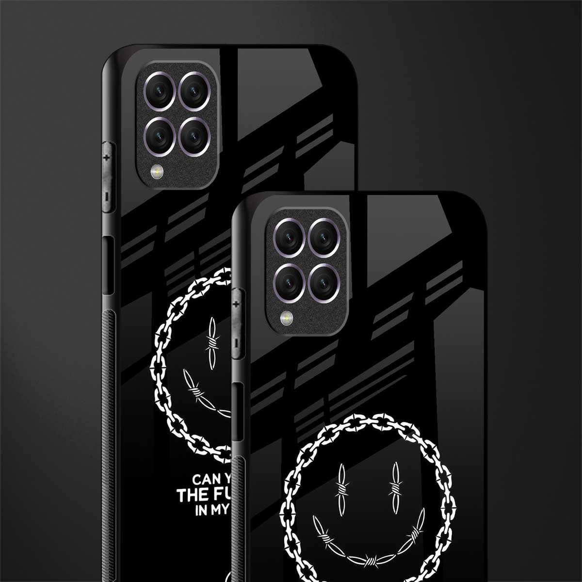 buzz off glass case for samsung galaxy f62 image-2