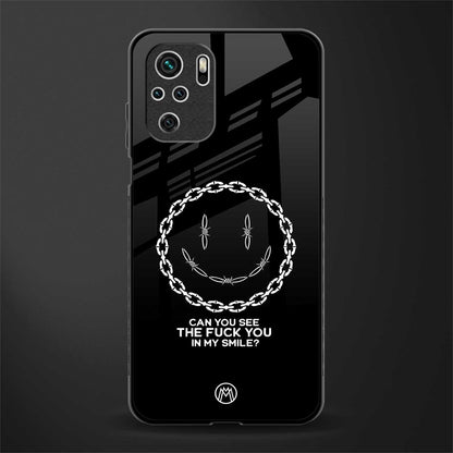 buzz off glass case for redmi note 10s image