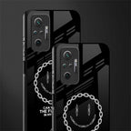 buzz off glass case for redmi note 10 pro image-2