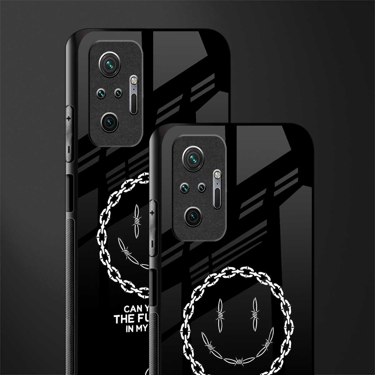 buzz off glass case for redmi note 10 pro max image-2