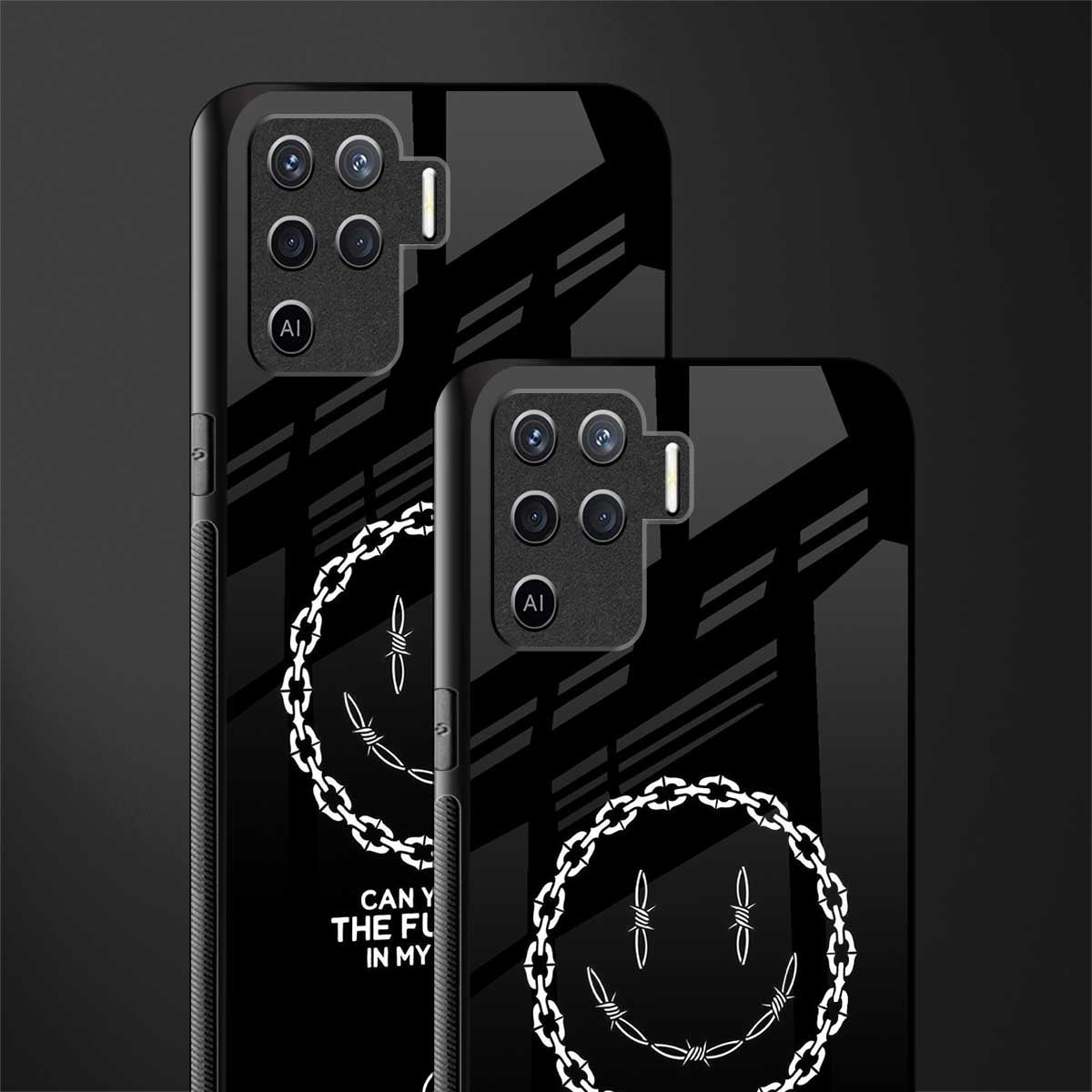 buzz off glass case for oppo f19 pro image-2