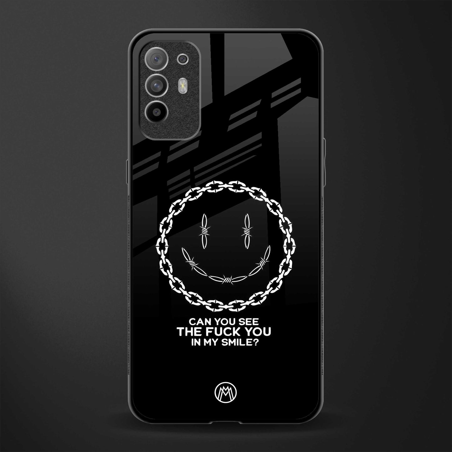 buzz off glass case for oppo f19 pro plus image