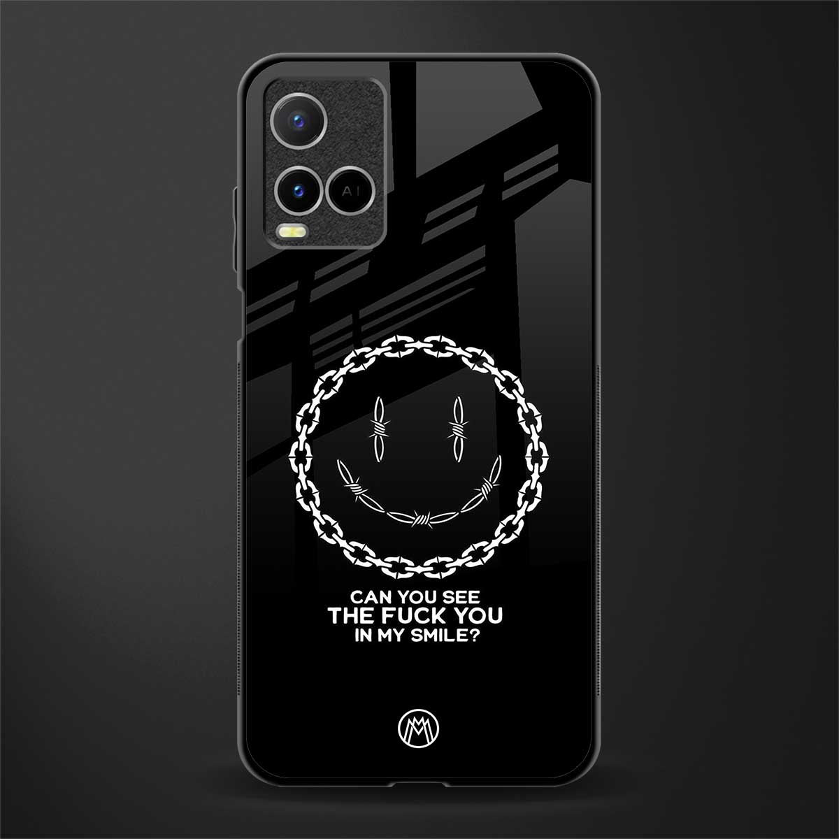 buzz off glass case for vivo y21s image