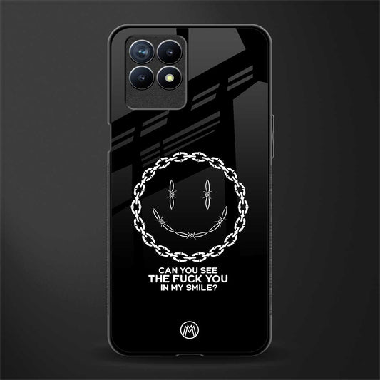 buzz off glass case for realme 8i image