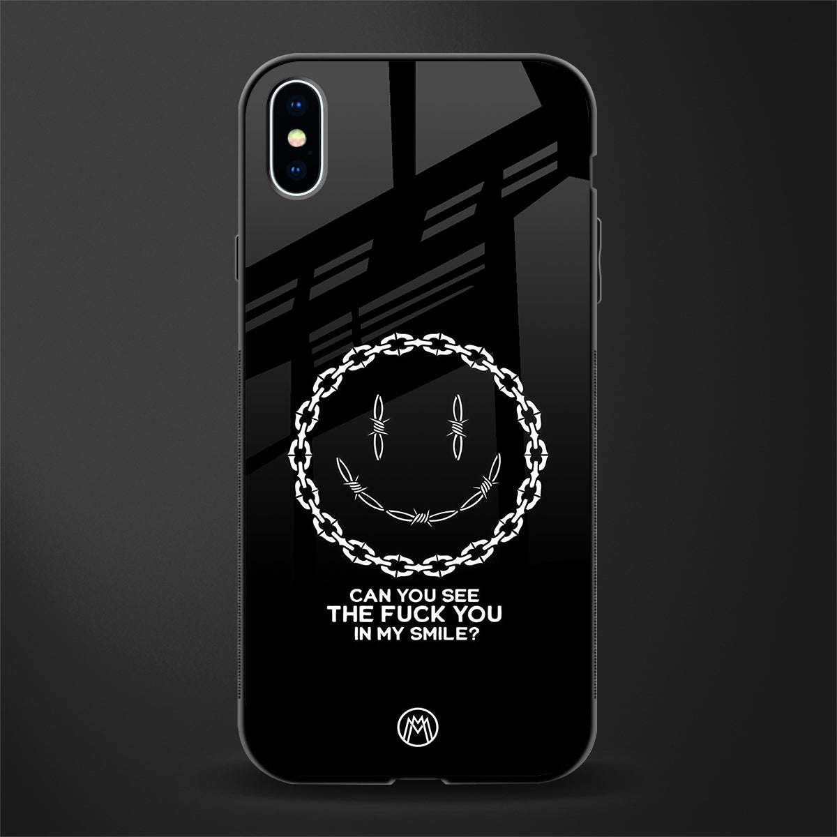 buzz off glass case for iphone xs max image