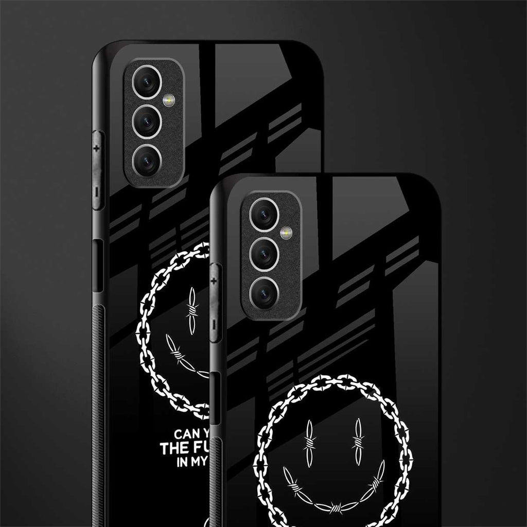 buzz off glass case for samsung galaxy m52 5g image-2