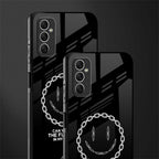 buzz off glass case for samsung galaxy m52 5g image-2