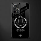 buzz off glass case for redmi 10 prime image