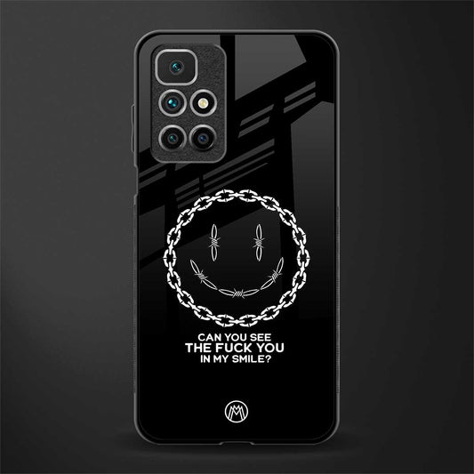 buzz off glass case for redmi 10 prime image