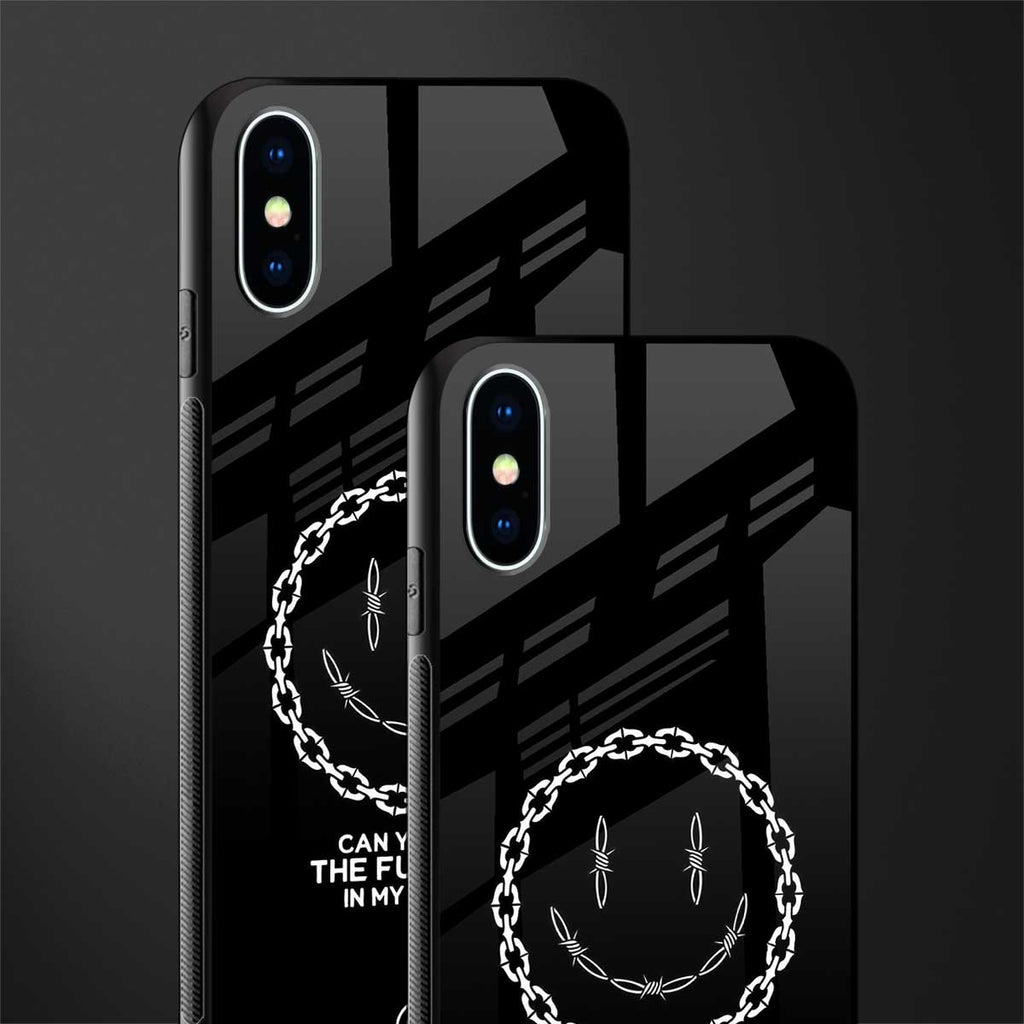 buzz off glass case for iphone xs image-2