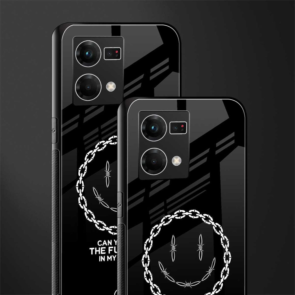 buzz off back phone cover | glass case for oppo f21 pro 4g
