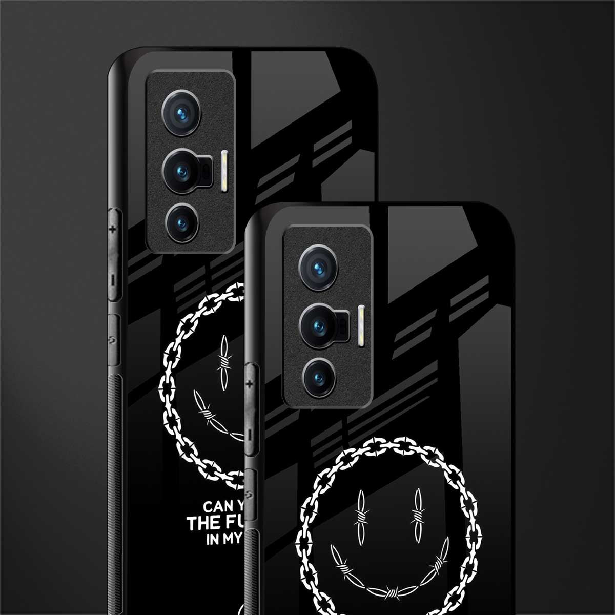 buzz off glass case for vivo x70 image-2
