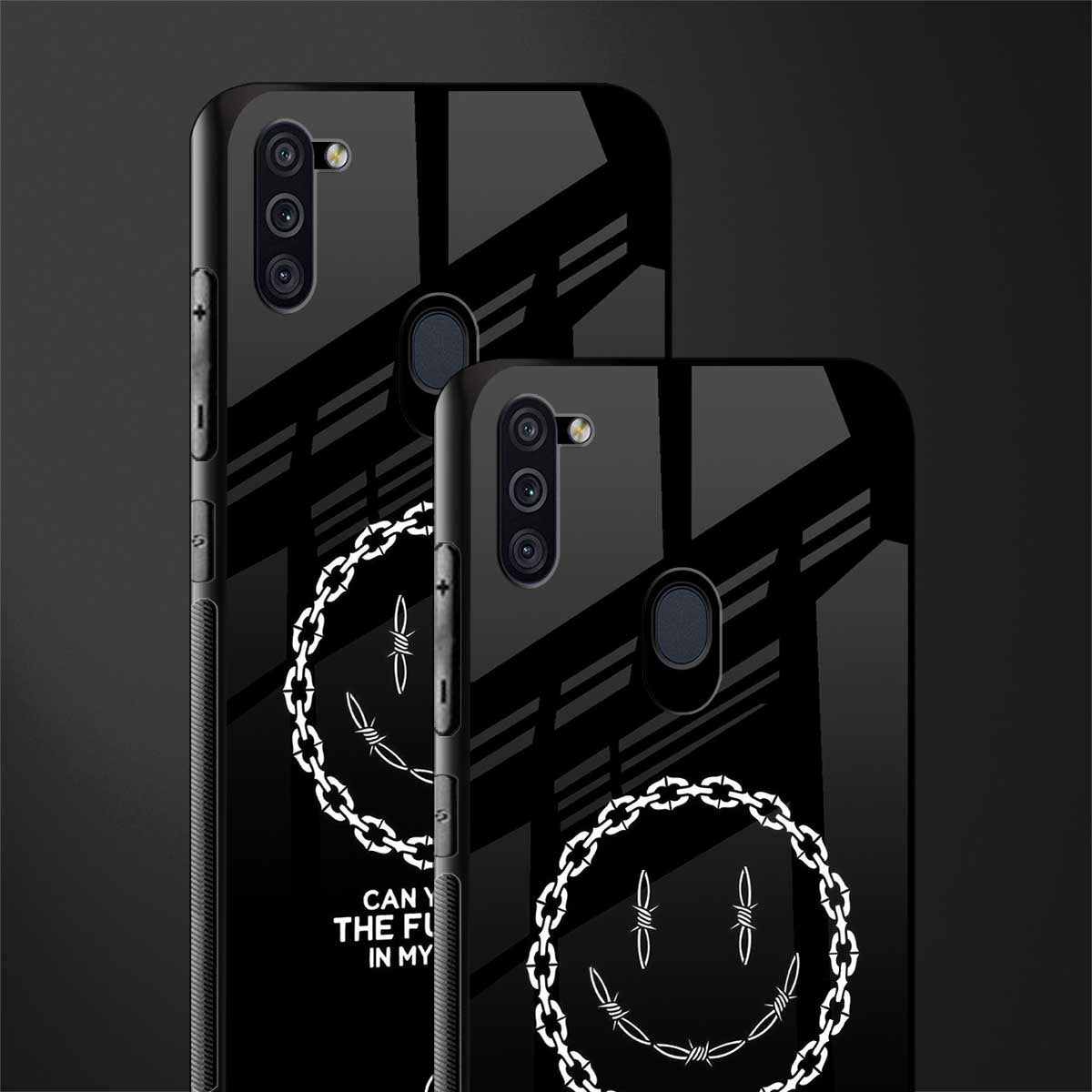 buzz off glass case for samsung a11 image-2