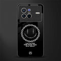 buzz off glass case for vivo x80 image