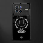 buzz off glass case for vivo x80 image