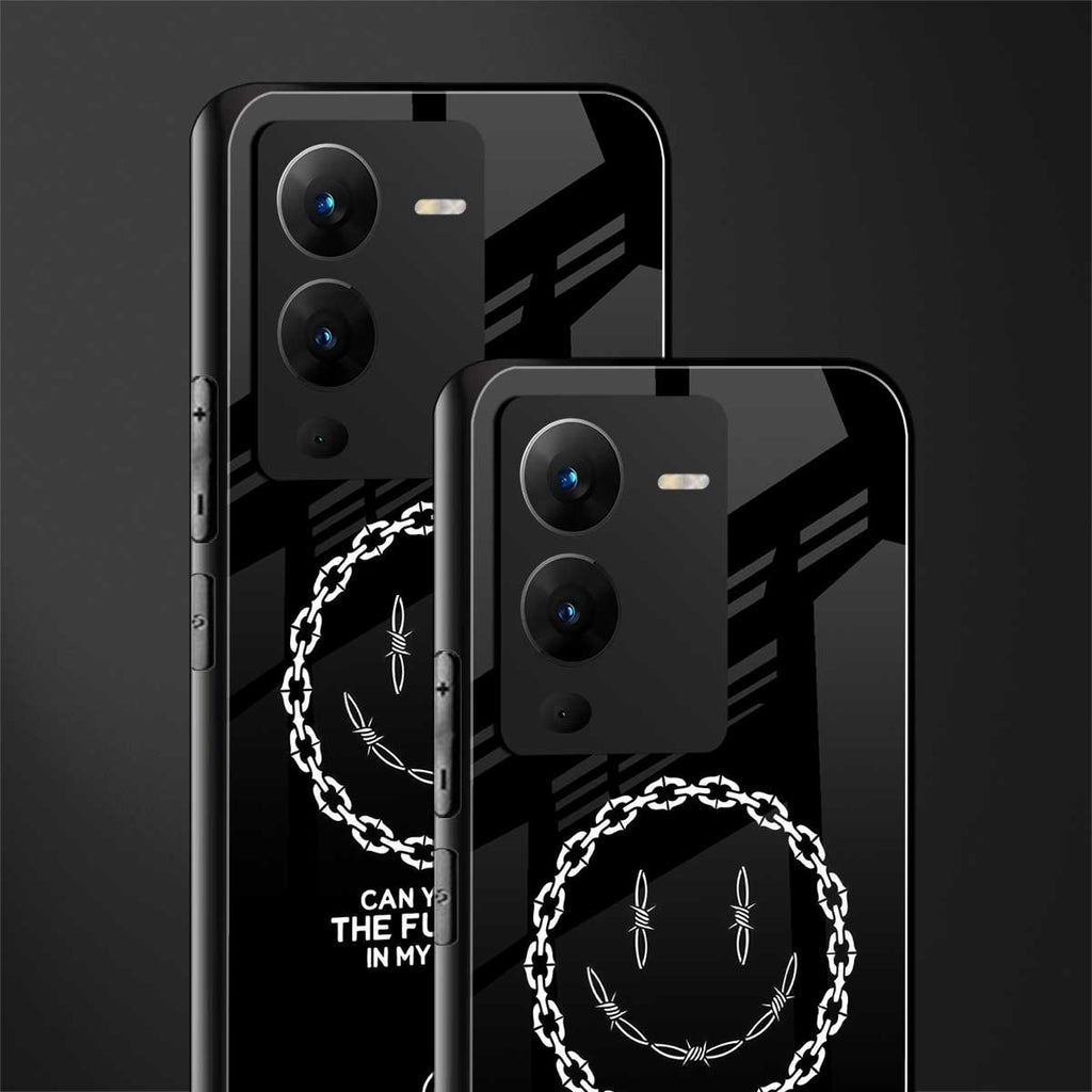 buzz off back phone cover | glass case for vivo v25 pro 5g