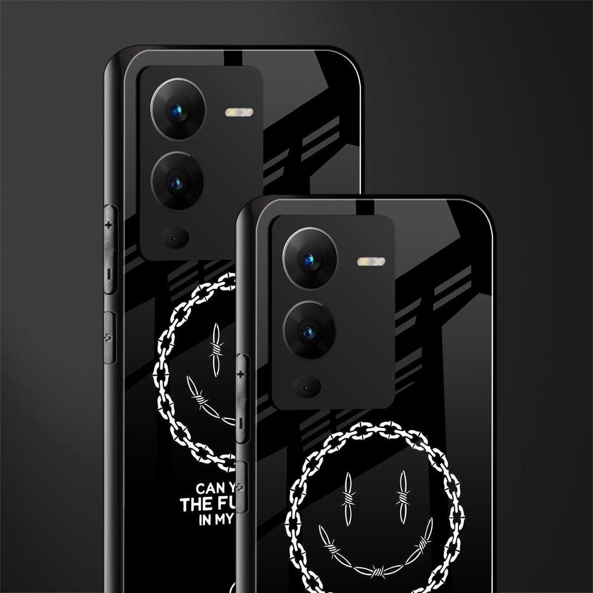 buzz off back phone cover | glass case for vivo v25 pro 5g