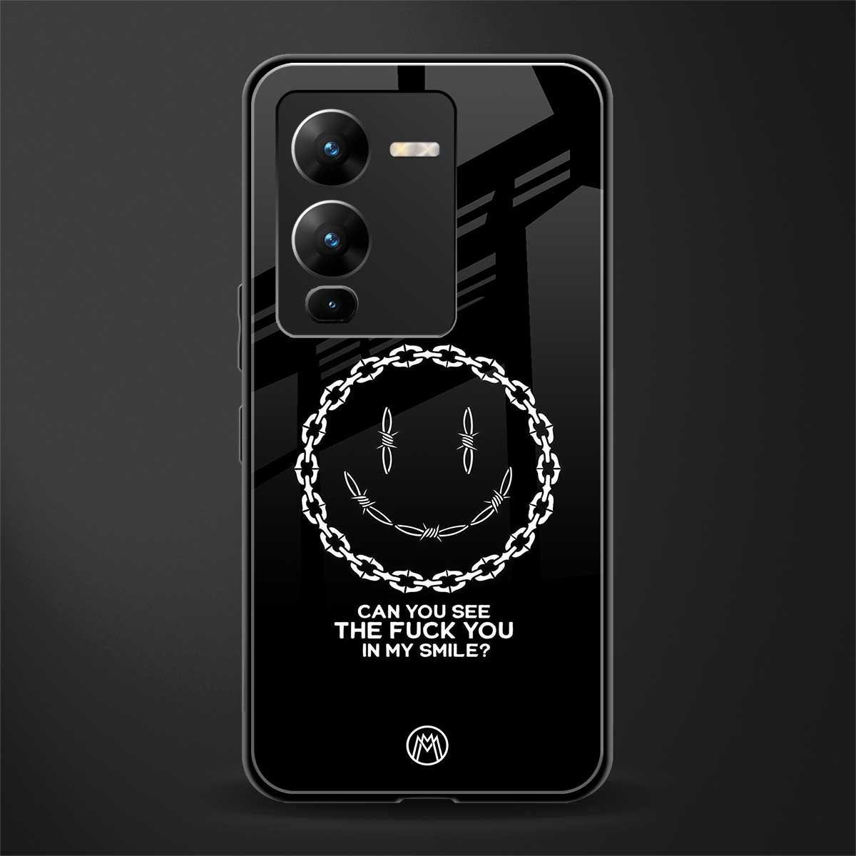 buzz off back phone cover | glass case for vivo v25 pro 5g